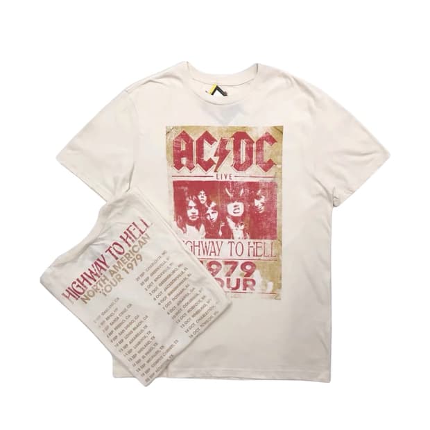 AC/DC 복각 1979 투어 밴드티