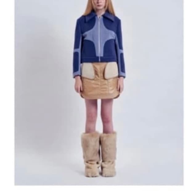 오들리워크샵 알파카 자켓