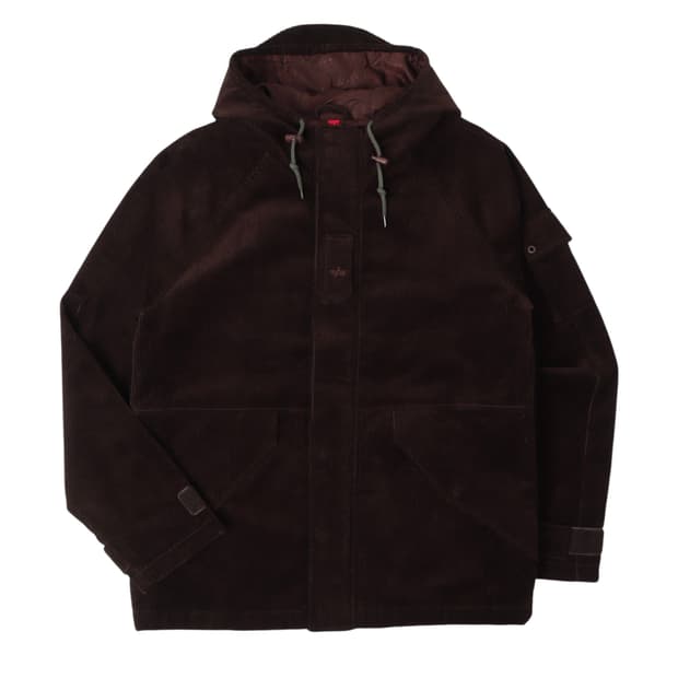 알파인더스트리 코듀로이 다크브라운 헤비 자켓