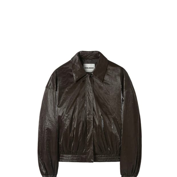 인사일런스 우먼 블루종 브라운