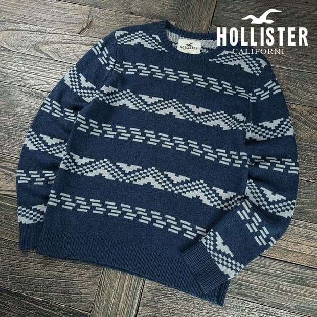 [홀리스터] 에스닉 패턴 니트 M19901