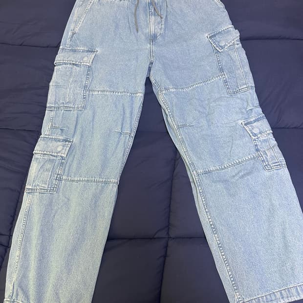 디스이즈네버댓 카고 연청 바지