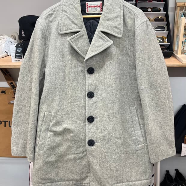 [105] 맥그리거 그레이 모직 피코트