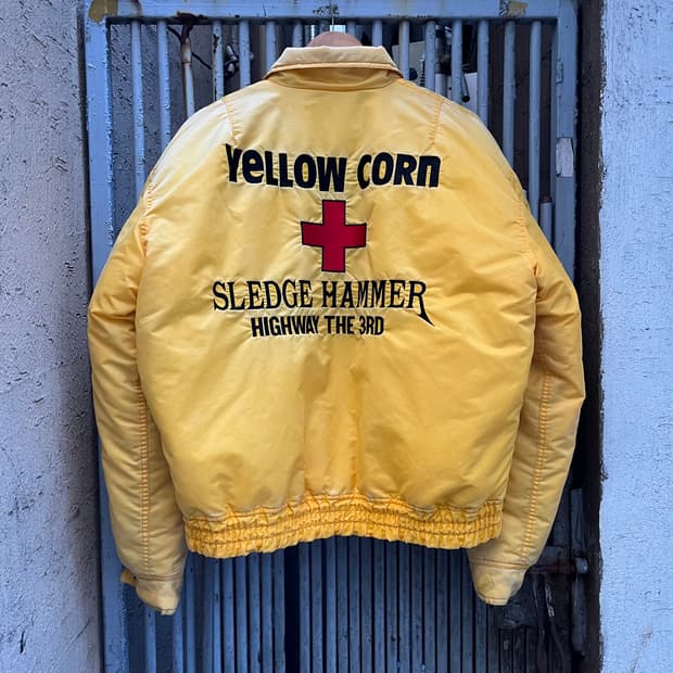 YELLOW CORN biker down