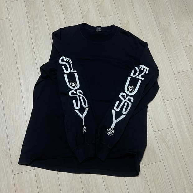 스투시 로고 긴팔티