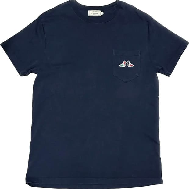 메종키츠네 폭스패치 반팔티