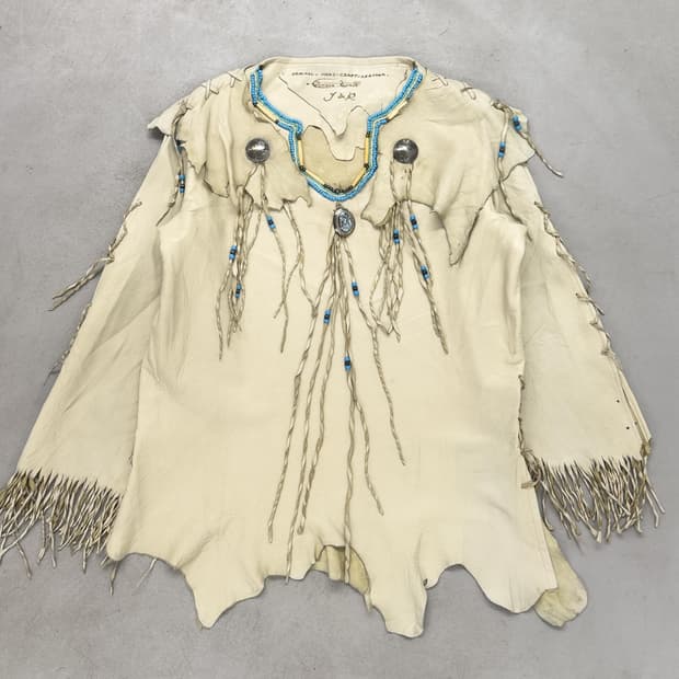 70s ‘Runner Horse’  웨스턴 벅스킨 프린지 셔츠