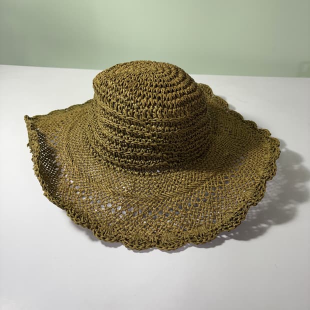 OS 폴로 데님앤서플라이 밀짚모자 페도라