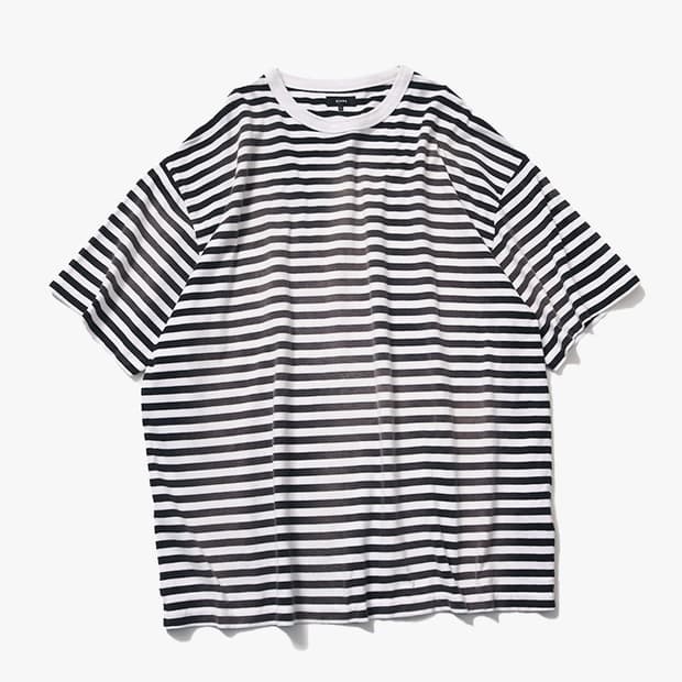 BEAMS - FADE BORDER T SHIRT