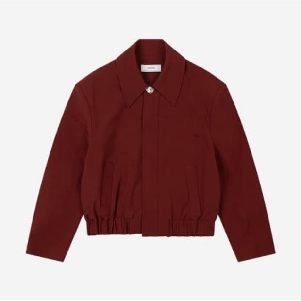 웨이비니스 터널링 울크롭 블루종 버건디 1사이즈