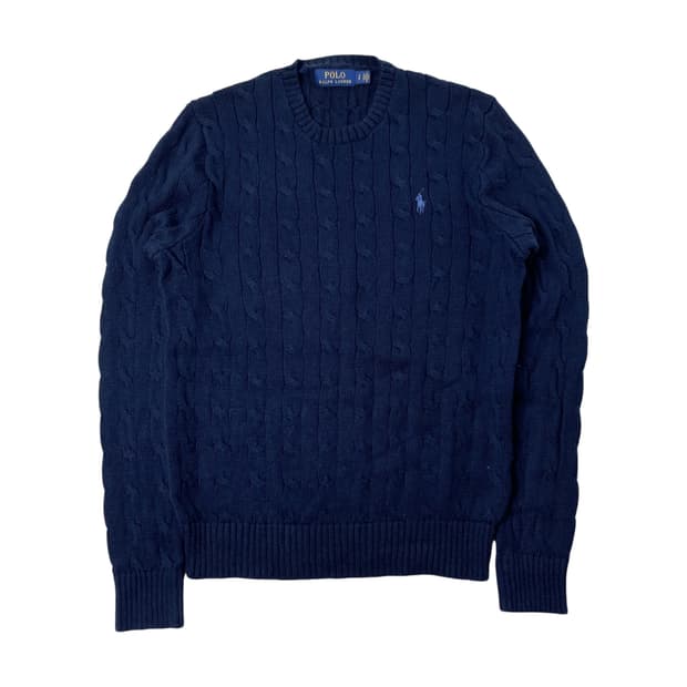[택포] 폴로 랄프로렌 꽈배기 니트 S