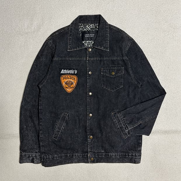 로킷 런던 빈티지 데님 자켓