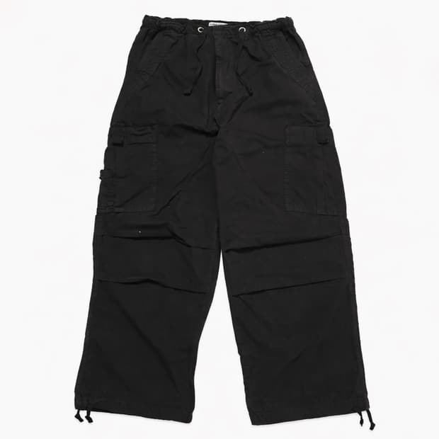 Black Parachute Cargo Pants