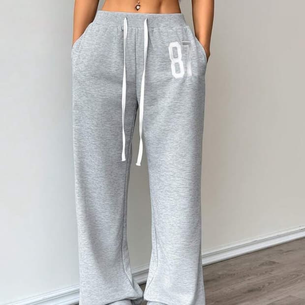 넘버링 그레이 트레이닝 팬츠  클리시어st