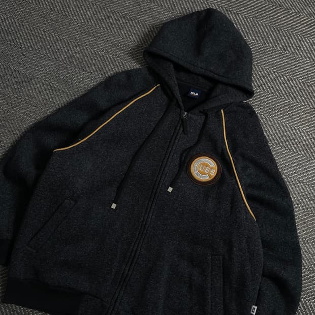 00s MLB 올드스쿨 시카고 컵스 후드집업 y 4116