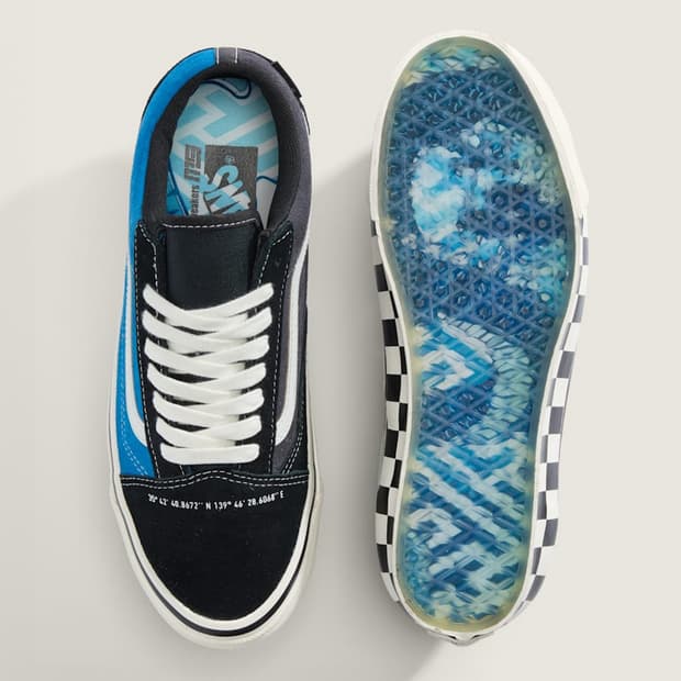 285 반스 미타 스니커즈 프리미엄 올드스쿨 고어텍스 블랙 블루