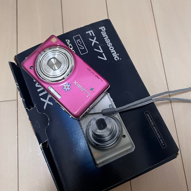 빈티지디카 루믹스 fx77 라이카 렌즈 ss 급 풀박스 (일본어 지원) 