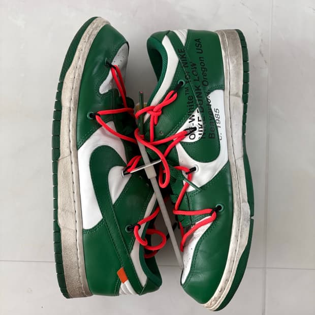 나이키 오프화이트 덩크 파인그린