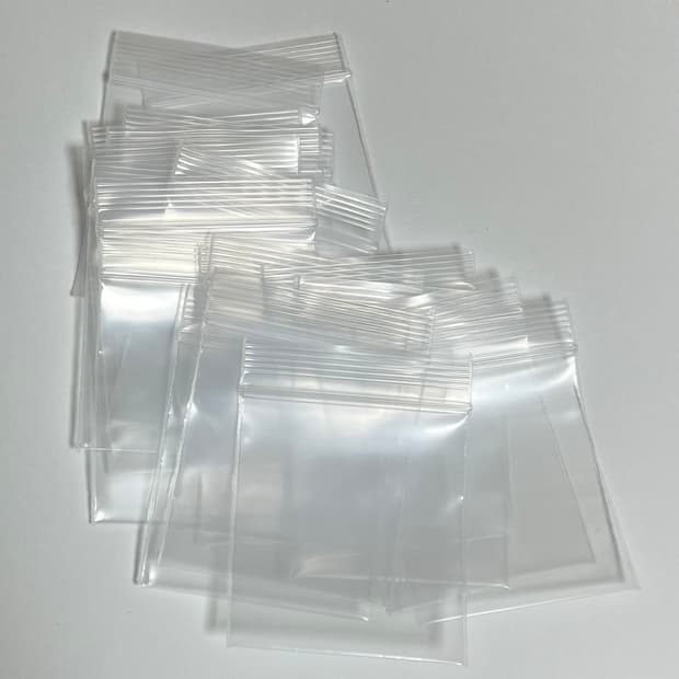 배송 무료)미니 지퍼백 5x5 (20장)