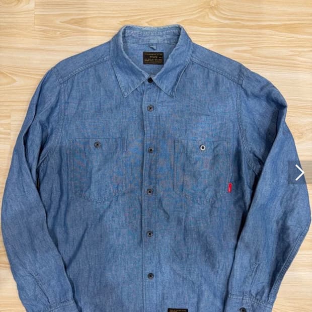 15aw 더블탭스 샴브레이 셔츠