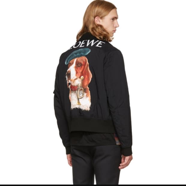 로에베 도그봄버 46사이즈