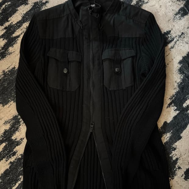 투웨이 니트 집업