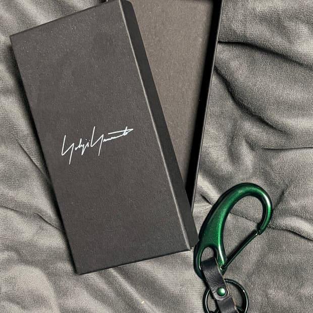 요지야마모토 카라비너 키체인 그린