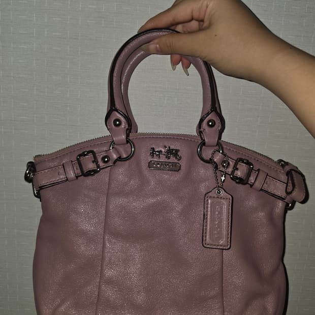pink❤️coach pink cross bag