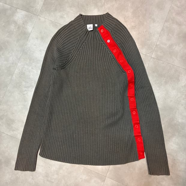 00s 아르마니 익스체인지 사선 니트