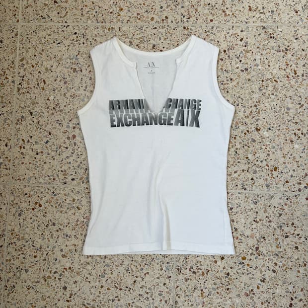 Armani exchange sleeveless