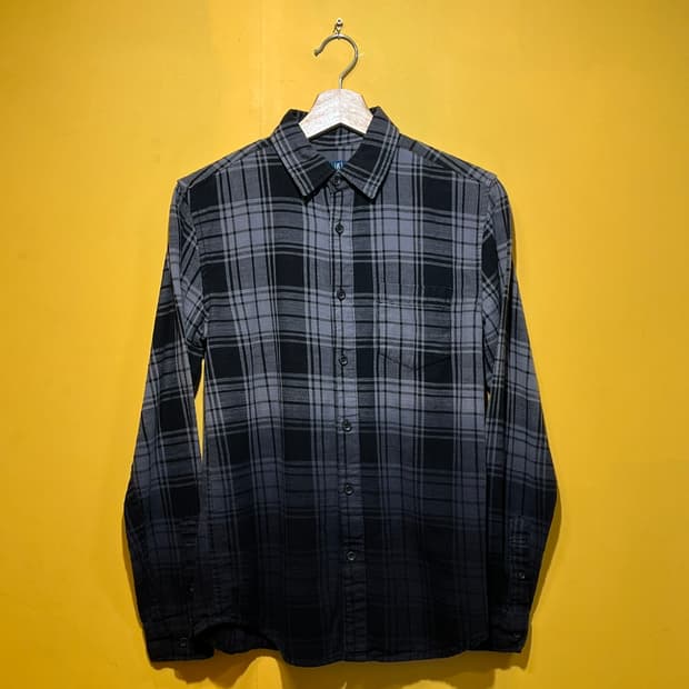 [S] 조지 George 슬림핏 체크 플란넬 셔츠