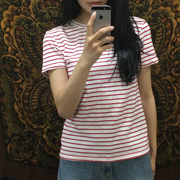 브룩스 브라더스 반팔 티셔츠 S