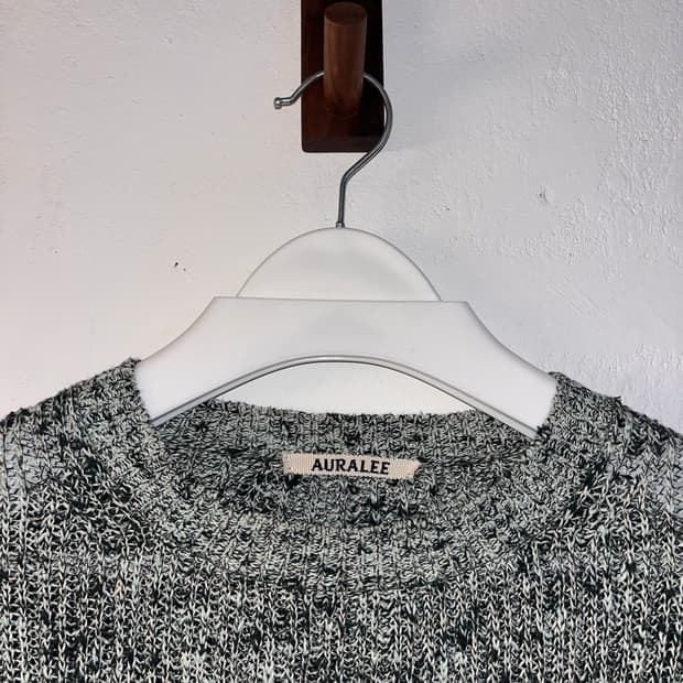 Auralee 오라리 코튼 니트 