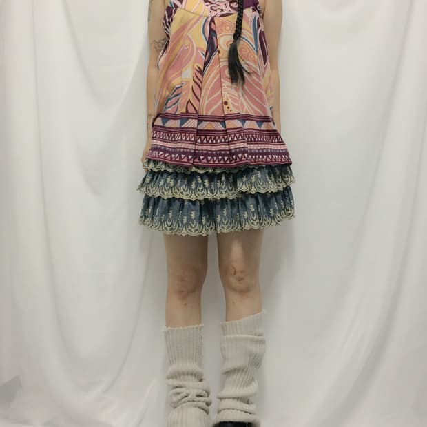 Oriental mood sleeveless