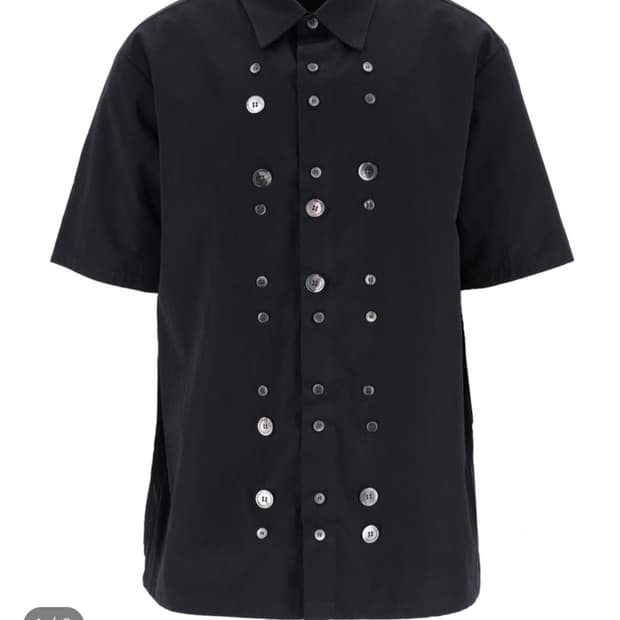 요석 YOSUK bless me button shirts 블랙 1사이즈