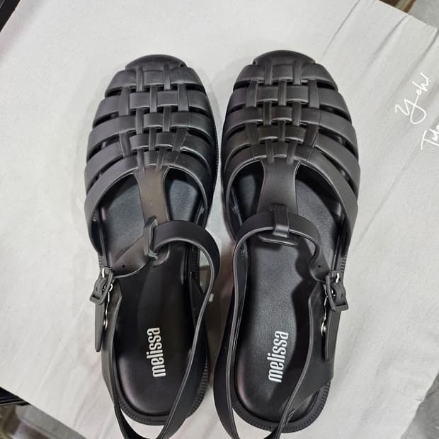 멜리사 블랙 젤리 샌들