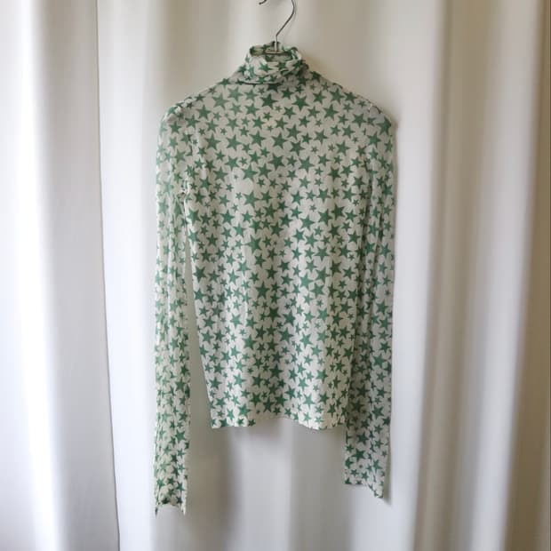 Acne Studios star print turtleneck