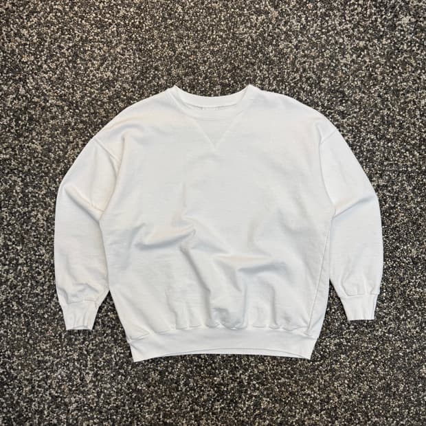 80s 캐롤리나 블랭크 스웻셔츠 맨투맨 made in USA (L) 