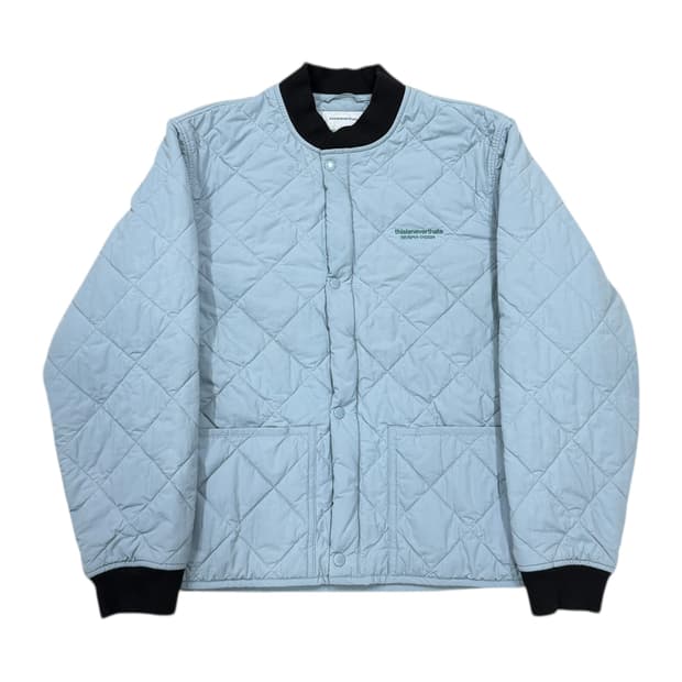 디스이즈네버댓 퀄티드 퀄팅 자켓 스카이 블루 M