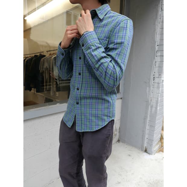 RRL 체크 셔츠
