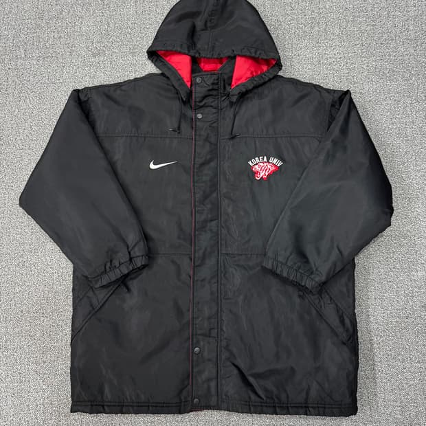 나이키 고려대 누빔자켓