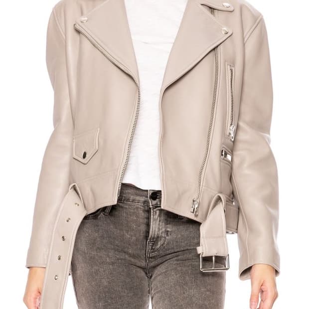 Acne Merci 가죽자켓 Potato