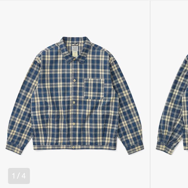 카키스 하와이안 자켓 미드블루 xl사이즈