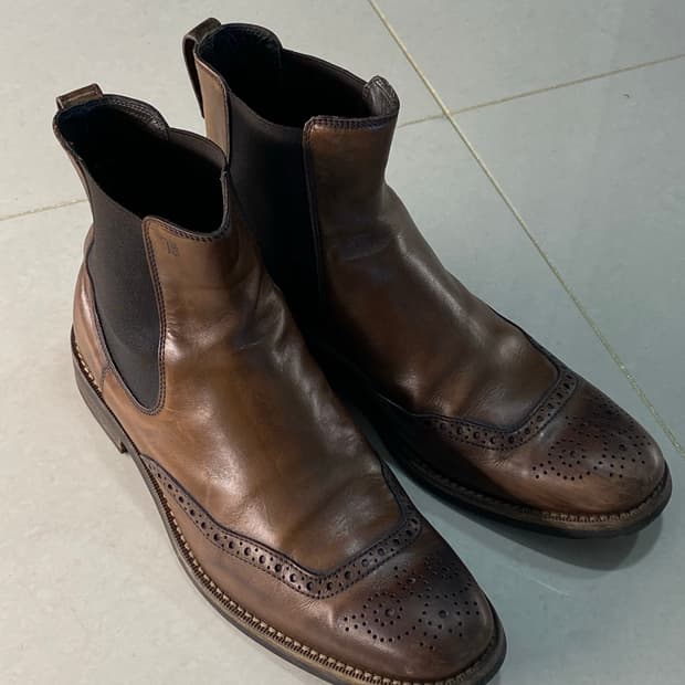 토즈 윙팁 첼시 부츠 (265cm / 7반 사이즈)