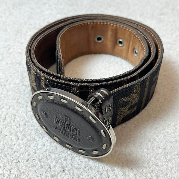 펜디 FENDI 90's og 주카 패턴 벨트 A1872