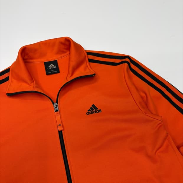Adidas 아디다스 에센셜 오렌지 트랙탑 져지 자켓