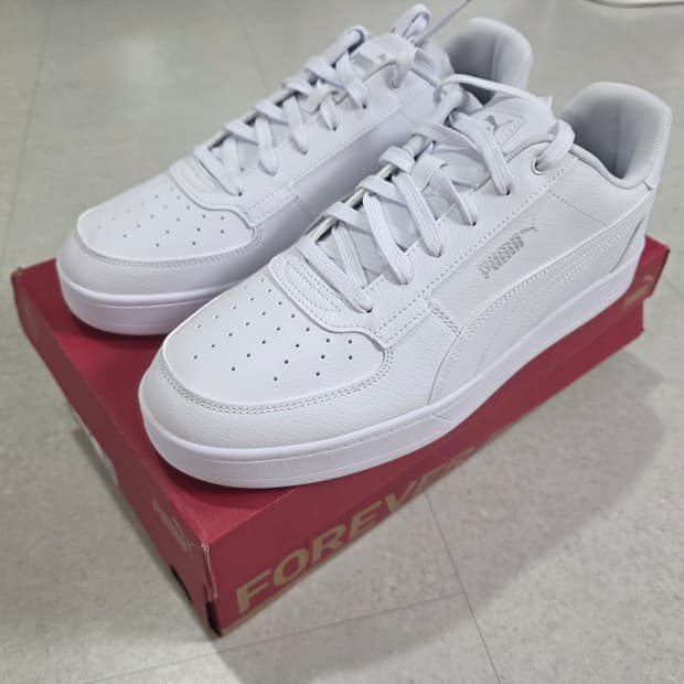 [새상품] 푸마 스니커즈 Caven 2.0 트리플 화이트 310