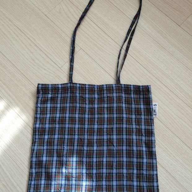 EMIS check patterned eco-bag