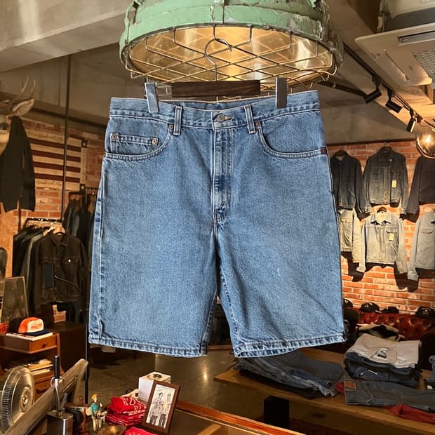 00s USA 빈티지 리바이스 505 데님 쇼츠 하프 팬츠