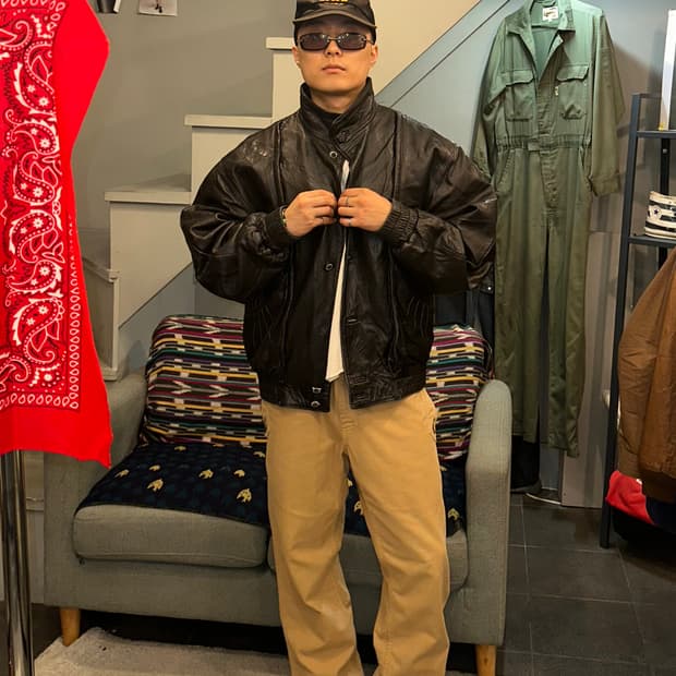 90’s Umberto Olivieri leather jacket
